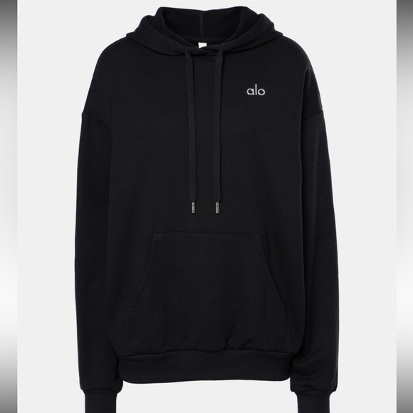 ALO Yoga Tops - Alo Yoga Accolade cotton-blend hoodie Size Large